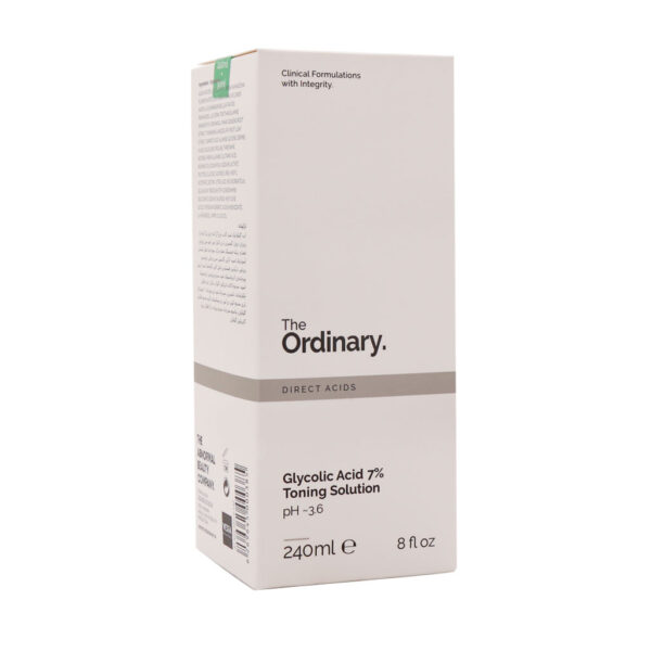 تونر گلایکولیک اسید 7% اوردینری اکسفولیتینگ لایه بردار و روشن کننده پوست 240ml - Image 3