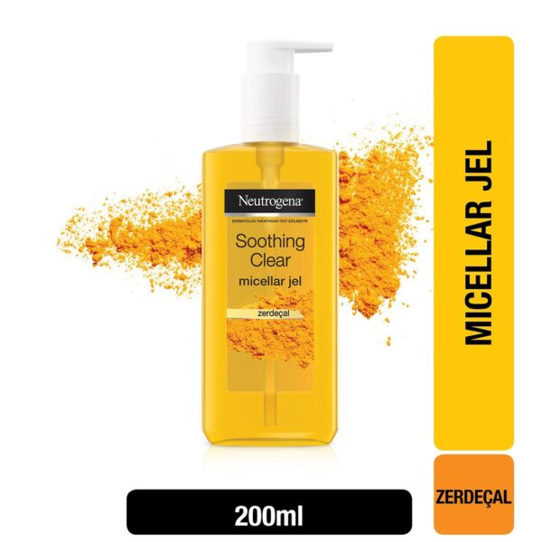 ژل میسلار نیتروژنا پاک کننده صورت حاوی عصاره زردچوبه 200ml - Image 2