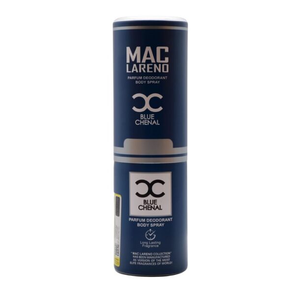 اسپری بدن مردانه مک لارنو مدل بلو چنل(blue chanel) حجم 200ml